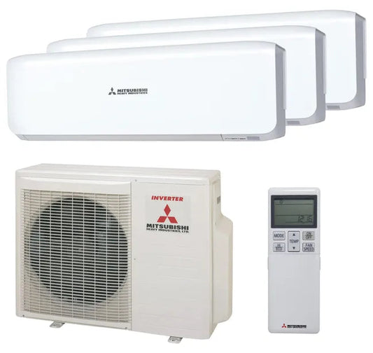 Aire acondicionado 3X1 MITSUBISHI 60ZS03 3000+2x2000 fg
